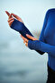 Boneli Long Sleeve Finger Snap Hijab Swimmer Swimsuit – Zippered Sports Model - 8