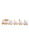 - Christmas Wooden Train Set - 5Pcs - White