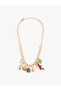 Seashell Stone Detailed Chain Necklace