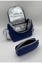 Primary School Bag Set of 3 Unisex Children's Primary School Bag 8010 Gray-Navy Blue - 8