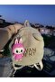 Labubu Figure - Bag Charm - Bag Ornament - Charm Keychain - Wallet Accessory Pink - 4