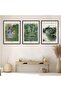 3-Piece Wooden Framed Painting Three Piece Poster Painting Hpn201-1