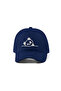 Panda Embroidered Hat – Navy Blue 100% Cotton Gabardine Unisex Model - 2