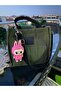 Labubu Figure - Bag Charm - Bag Ornament - Charm Keychain - Wallet Accessory Pink