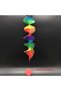 Colorful Wood Wind Chimes Rainbow Wind Spinner Mobile Chime Lawn Wind Spiral Party Home Decor Gar... - 4