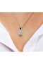 Women's Stainless Steel Zircon Stone Baguette Necklace - 3