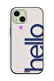 Apple iPhone 15 Plus Protective Case Cover Hello - 2