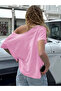 Women's Off Shoulder Boat Neck 68 Printed T-Shirt - 3