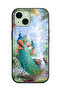 غطاء حماية لجهاز Apple iPhone 15 Plus بتصميم الطاووس - 2