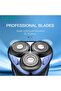 USB VGR Electric Shaver Professional Razor Waterproof Beard Trimmer Rotary 3D Floating Shaving Recha - 5