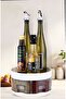 Set of 6 Food Organizers with Rotating Stand – Spice Rack & Storage Container