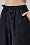 Loose Fit Linen Blend Women's Trousers - 3
