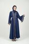 Belted Detailed Abaya with shawl