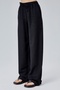 Loose Fit Linen Blend Women's Trousers - 6