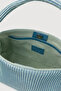 Women's Shoulder Bag from Freya Series - Silvery Aqua Mini - 4