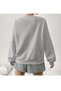 Unisex Women/Men Milano Custom Colorful Oversize Crew Neck Cotton Sweatshirt - 3