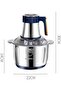 Electric Meat Grinder Chopper, 500W/5 Speed Adjustable Meat Mincer Gears with 6 Blades - 7