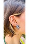 Brand Blue Star Crab and Sun Multi Earring Set - 6