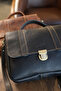 Post Bag Small Genuine Leather Postman Bag. Birthday & Mother's Day & Father's Day & Valentine's Day Gift. - 3