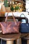 Tote Bag Small Zippered Genuine Leather Women's Handbag. Birthday & Mother's Day & Valentine's Day Gift. - 7