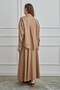Azur Linen Skirt Suit Mink - 3
