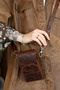 Kangaroo Crossbody Bag Stylish and Practical, Genuine Hand-Stitched. Birthday & Mother's Day & Father's Day & Valentine's Day Gift. - 4