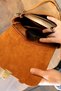 Post Bag Small Genuine Leather Postman Bag. Birthday & Mother's Day & Father's Day & Valentine's Day Gift. - 8