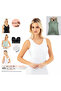 Underwear Kota Modal Camisole Fabric Deep V-Neck Self-Bra Thick Strap Singlet - 5