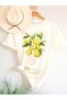 Copy - Bicycle Flower Basket, Printed Oversize Crew Neck T-Shirt
