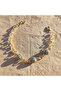 The Place Where Luck and Elegance Meet Evil Eye Beaded Gold Color Chain Bracelet
