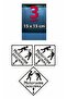 Don'T Touch My Motorcycle Sticker 15X15 cm 3 Pieces