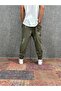 Chinese Patterned Baggy Trousers with Elastic Waist - 2