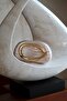 Women's Beige Acrylic Chain Shoulder Bag with Grip Accessories