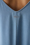 Regular Fit V-Neck Denim Look Midi Dress Dress 053 - 4