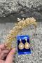 Michaelle Gold Bridal Henna Crown Special Occasion Accessory Women's Crown and Drop Shuttle Earrings Set - 2