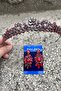 Silvana Burgundy Bridal Henna Crown Special Occasion Accessory Women's Crown and Three Shuttle Earrings Set