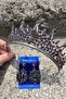 Victorian Purple Bridal Henna Crown Special Occasion Accessory Women's Crown and Wide Shuttle Earring Set - 3
