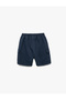 Cotton Elastic Waist Pocket Detailed Cargo Shorts - 2