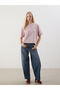 Crew Neck Oversize Women's T-Shirt - 2