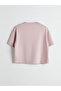 Crew Neck Oversize Women's T-Shirt - 6