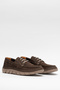 Deri̇club Men's Lace-Up Thick Sole Casual Shoes Real Leather Fr 251280 Brown - 2