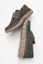 Deri̇club Men's Lace-Up Thick Sole Casual Shoes Real Leather Fr 251280 Khaki - 6