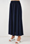 Women's Long Ayrobin Skirt 8050 - Navy Blue - 2
