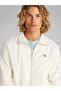 Men's white striped pattern windbreaker - 4