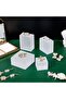 4pcs Solid Display Block 4 Style Forested Acrylic Display Stands - 7
