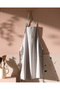 Cally 100% Cotton Kitchen Apron - Gray