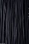 High Waist Pleated Long Skirt Black - 4