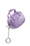 Lila Shk210 Faux Leather Single Compartment Zippered Handbag and Charm Bag Accessory - 8