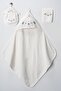 Lamb Embroidered Cotton Baby Towel SET