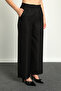 Women's Wide Leg Linen Trousers - 2